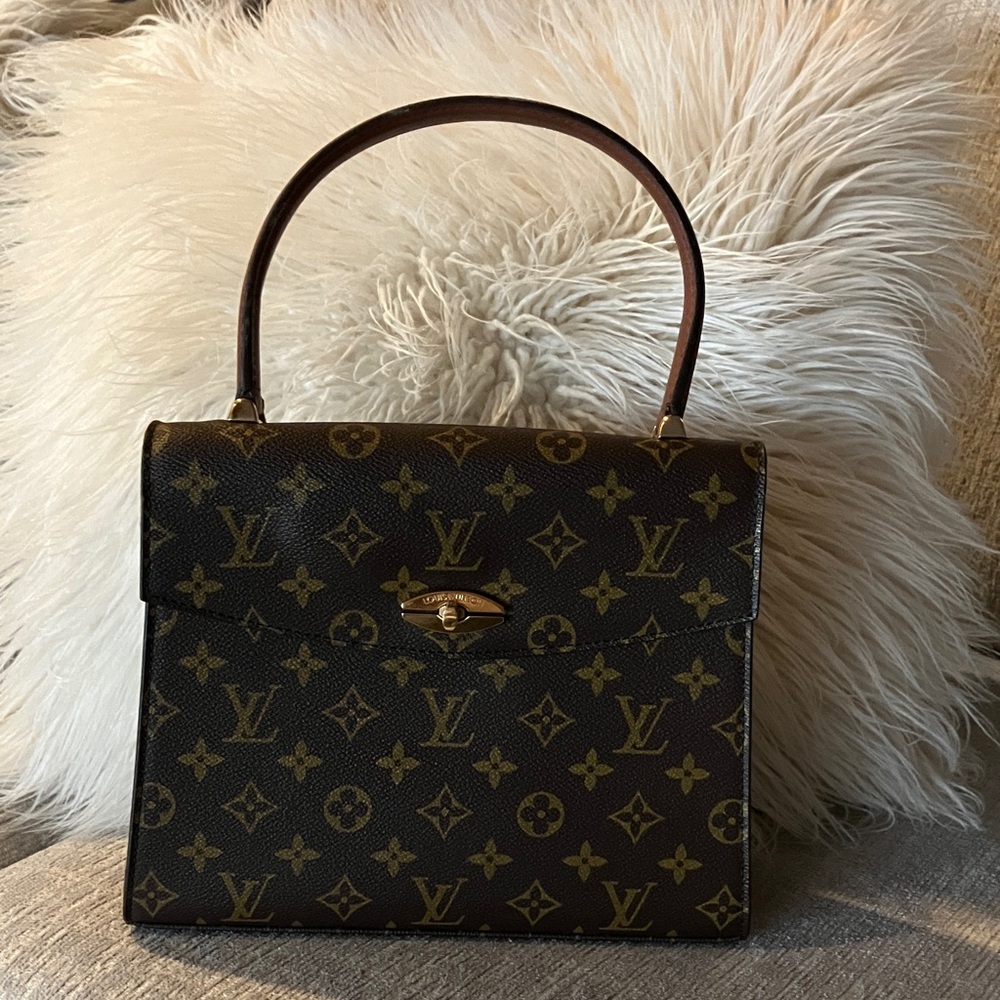 Louis Vuitton Monogram Satchel Malesherbes - Picture 2 of 12